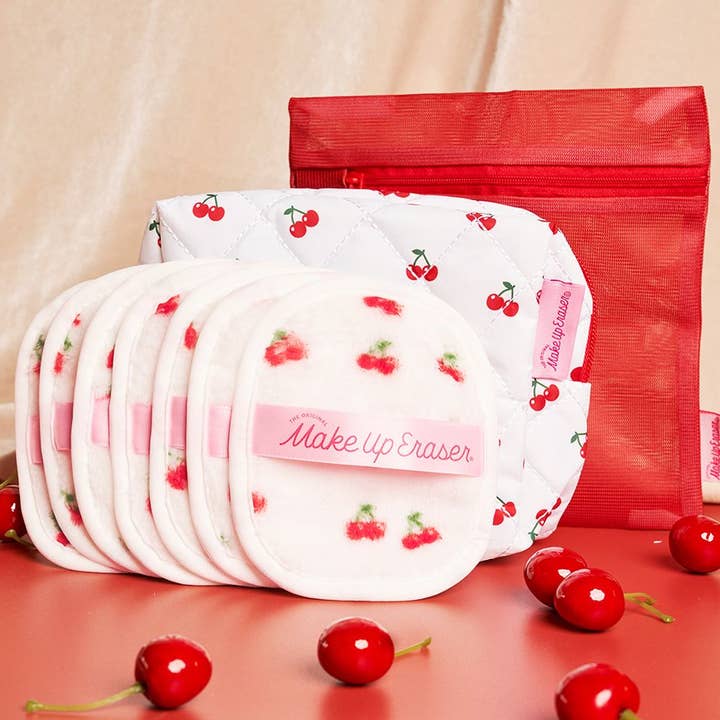 MakeUp Eraser – wholesale Sminkborttagning – Cherry Crush 7-dagarsset & Sminkväska Presentset