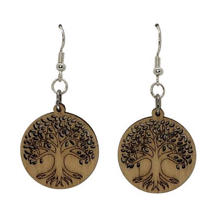 Baum des Lebens für den Großhandel von Al Wood Earrings