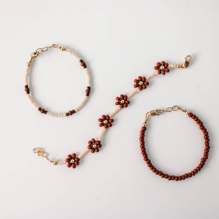 Red Rock Bracelet for wholesale by Joyful Bead Company