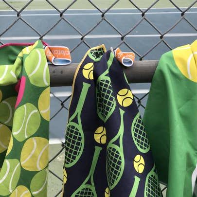 Clutch Towels - Wholesale Sports Towel - Small Tennis/workout Towels, Having a Ball Tennis