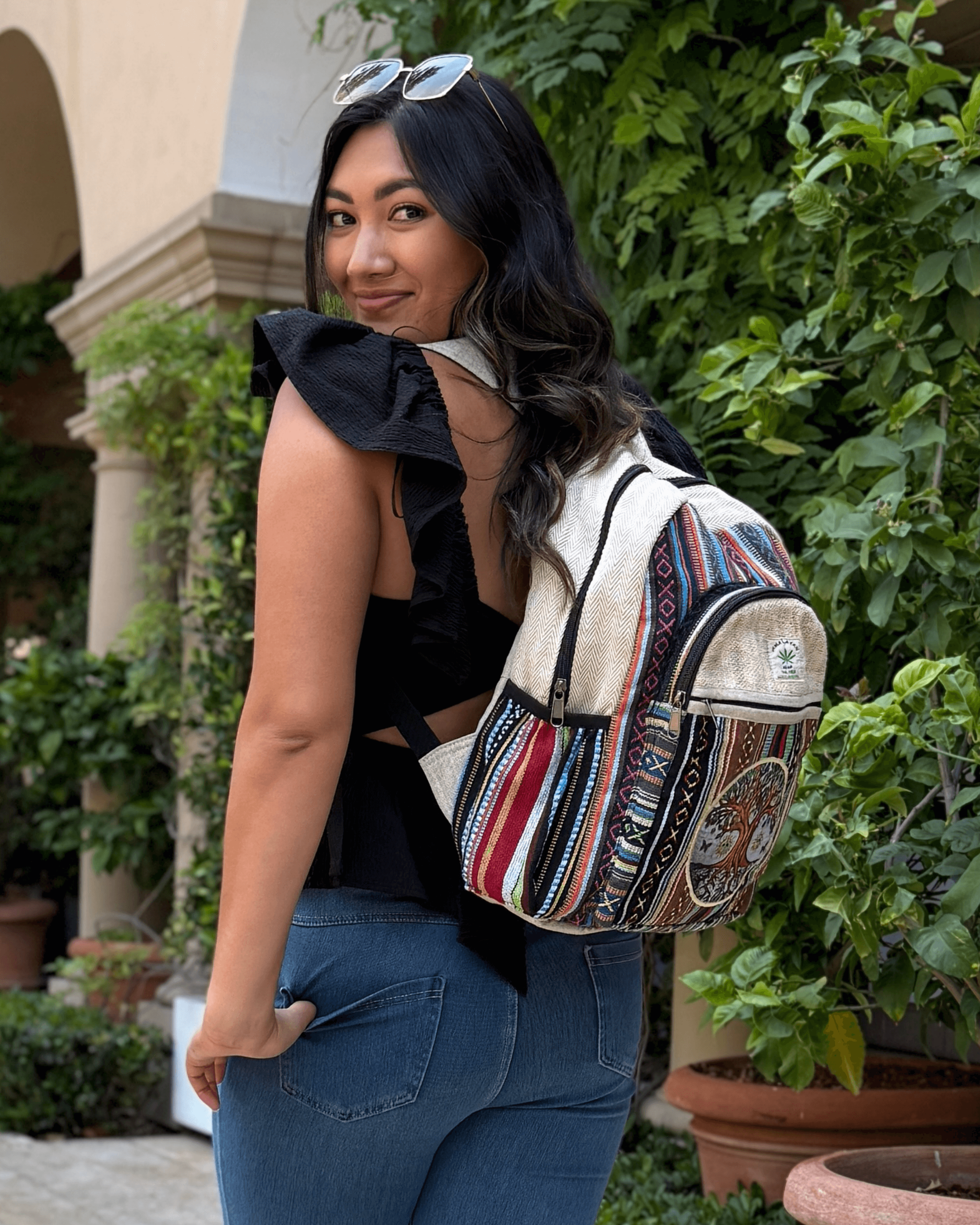 JupiterGear – wholesale Ryggsäck - Unisex – Kathmandu Collection Handgjord Ryggsäck i Bomull och Hampa13