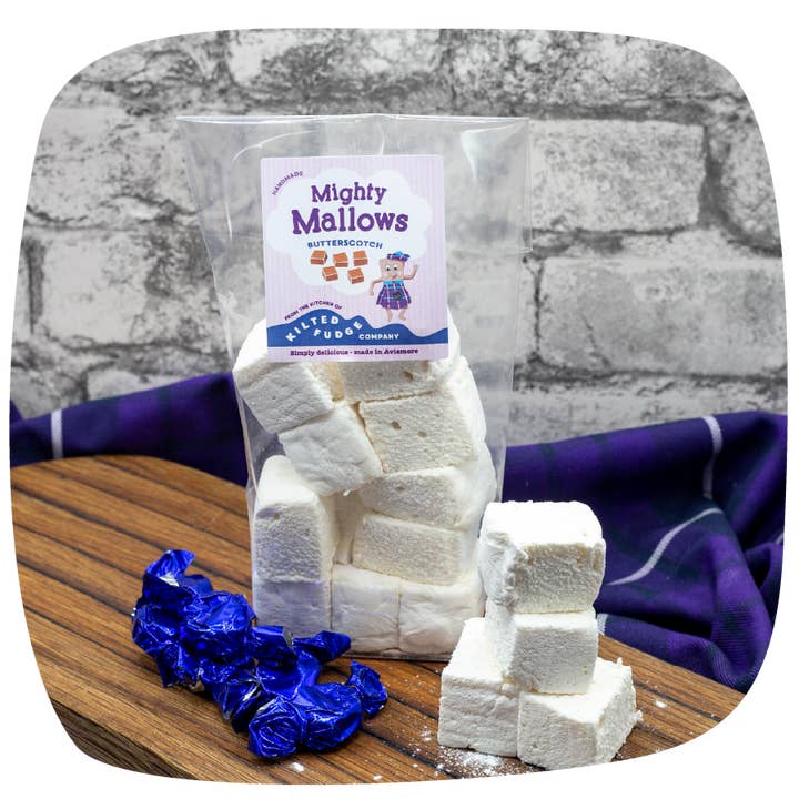 Kilted Fudge Company – wholesale Marshmallow – Mighty Mallows - Butterscotch
