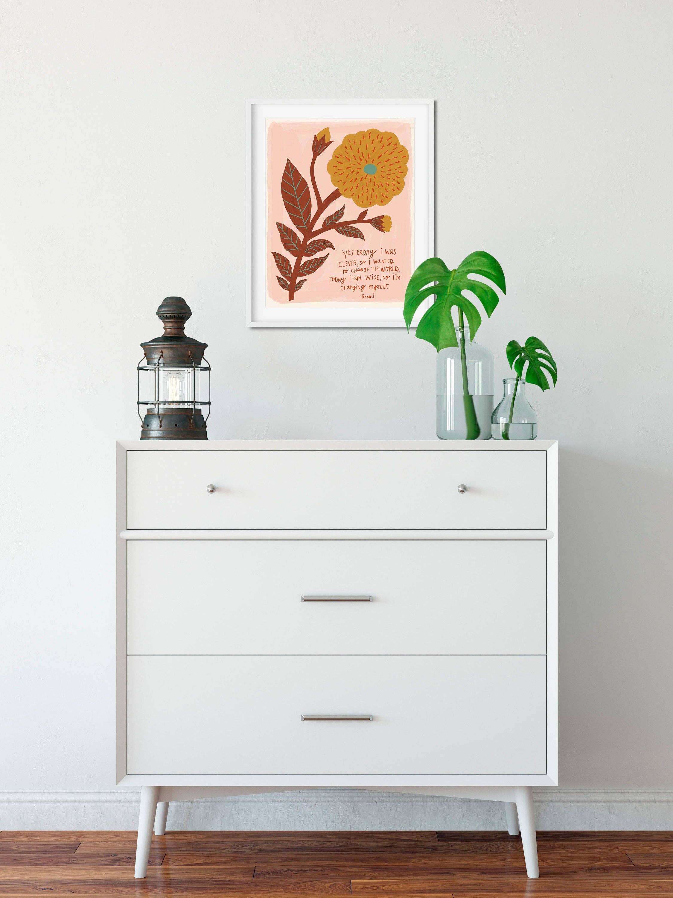 Dream Folk Studio - Wholesale Art Print - Rumi Quote - Art Print2