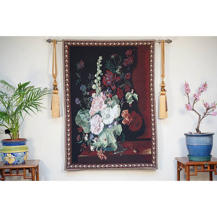 Jan Van Huysum Vase of Flowers - Wall Hanging for wholesale by Signare Tapestry