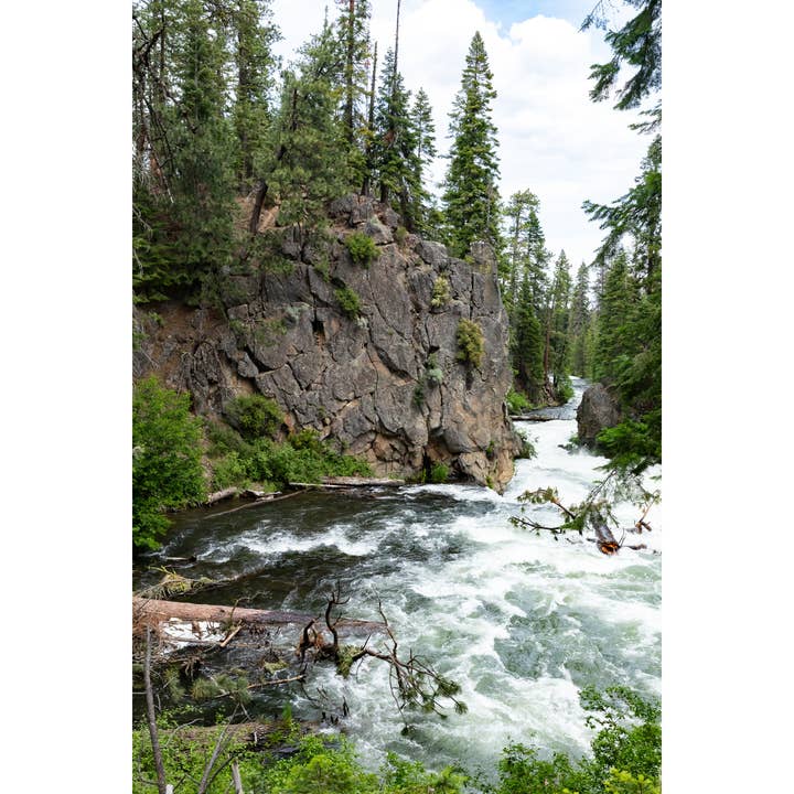 Fotografiutskrift "Benham Falls III" • PNW, Bend, Vattenfall för wholesale av Andrea Morris Art