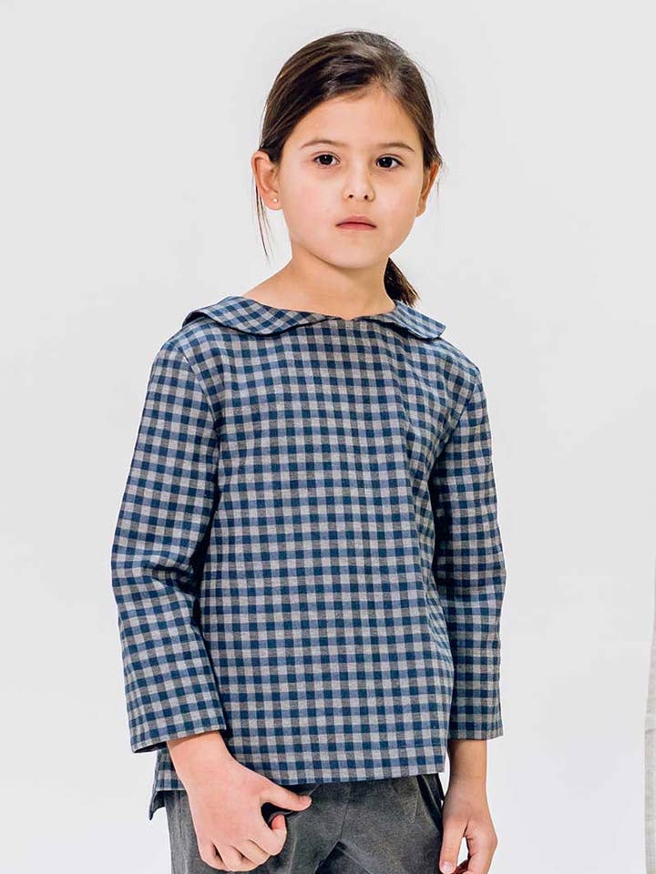 Asymmetric Back Blouse for wholesale by Annice