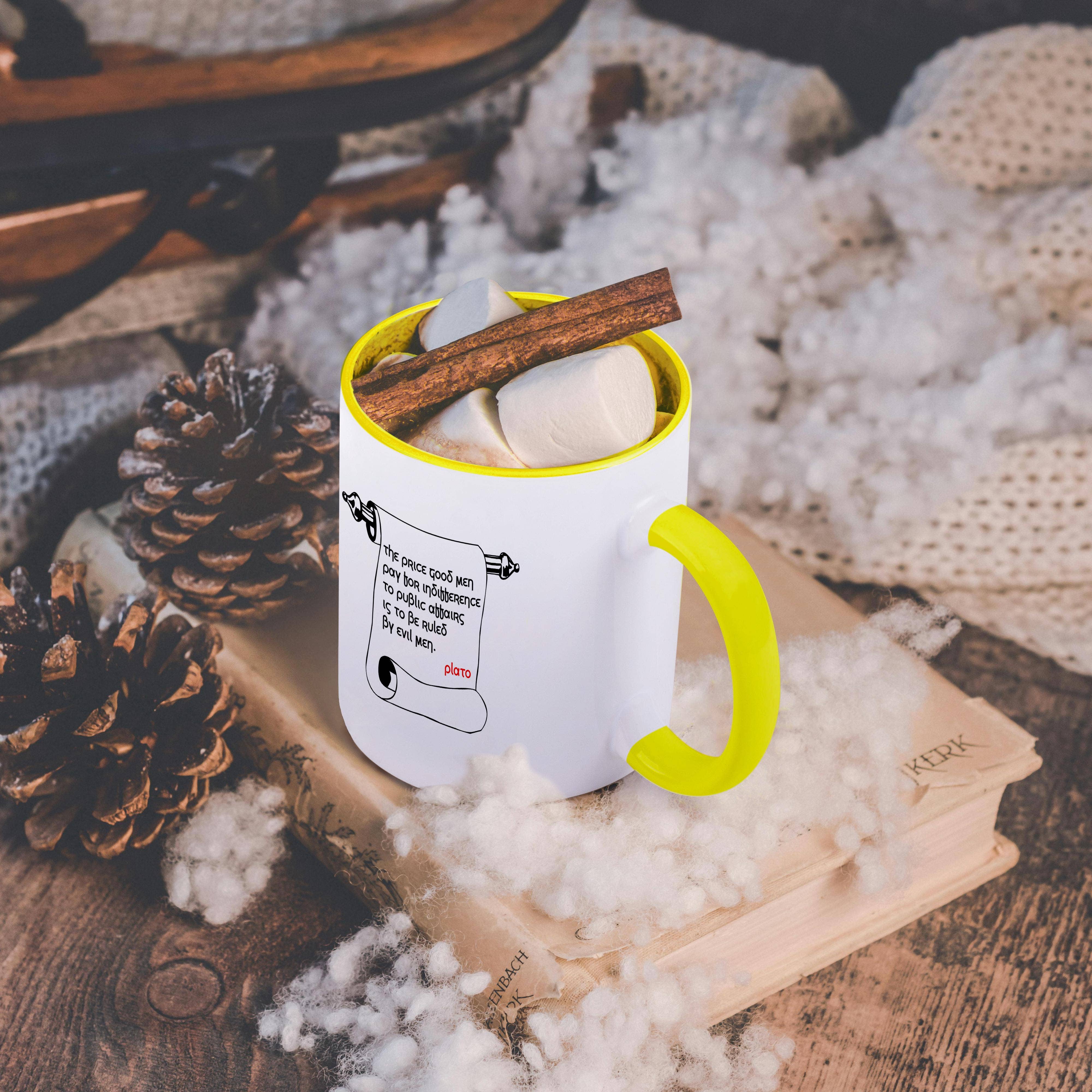 3dRose - Wholesale Coffee Mug - 3dRose, Quotes - Plato - The price of indifference is, Mug5