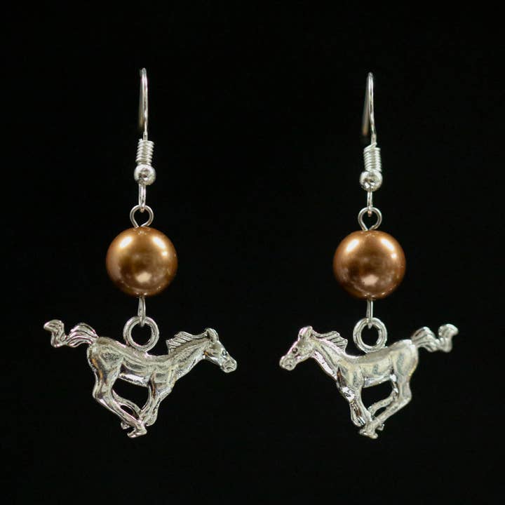 Running Horse Earrings for wholesale by JAC Jewelry Designs