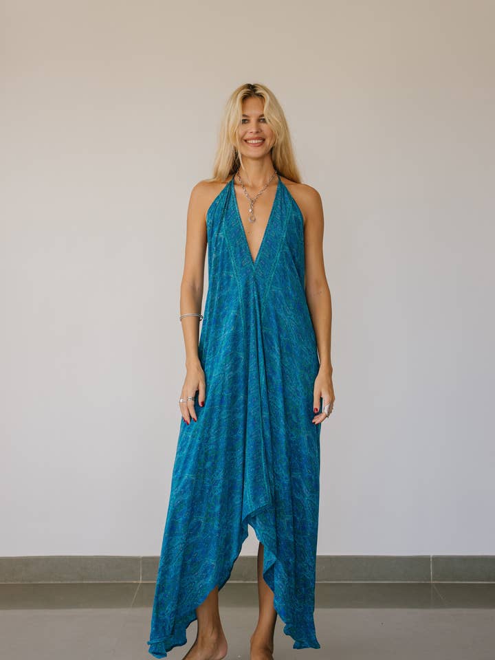 Sun Child Classic Silk Dress - Kyle for wholesale by Sun Child