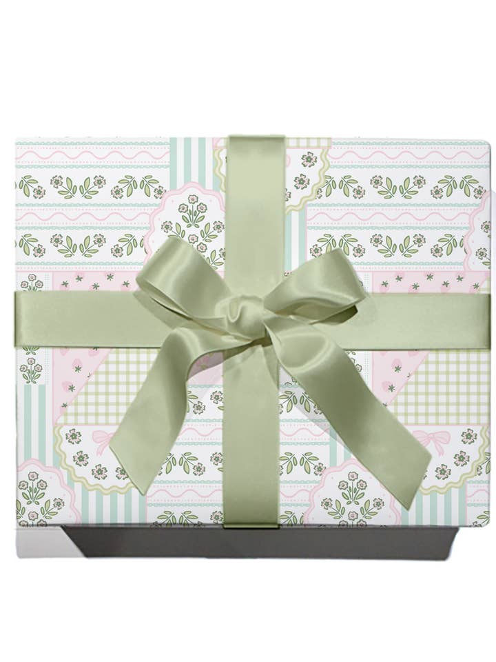 Papel de Regalo Patchwork - Hoja Única para venta al por mayor de Rock Paper Scissors