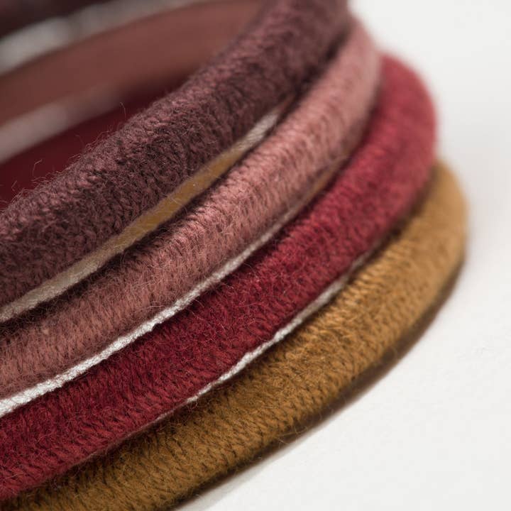 KOOSHOO - Wholesale Hair Tie - Plastic-free, Organic Hair Ties - Warm Earth - Biodegradable6