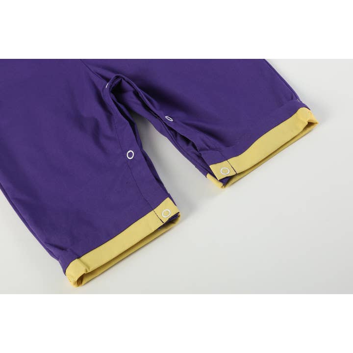 Lil Cactus - Wholesale Overalls - Baby - Louisiana Fan Overalls3