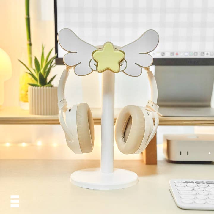MOI AND KO - Wholesale Phone/tablet stand - Headphone Stand inspired by CC Sakura Wings | 3D printed3