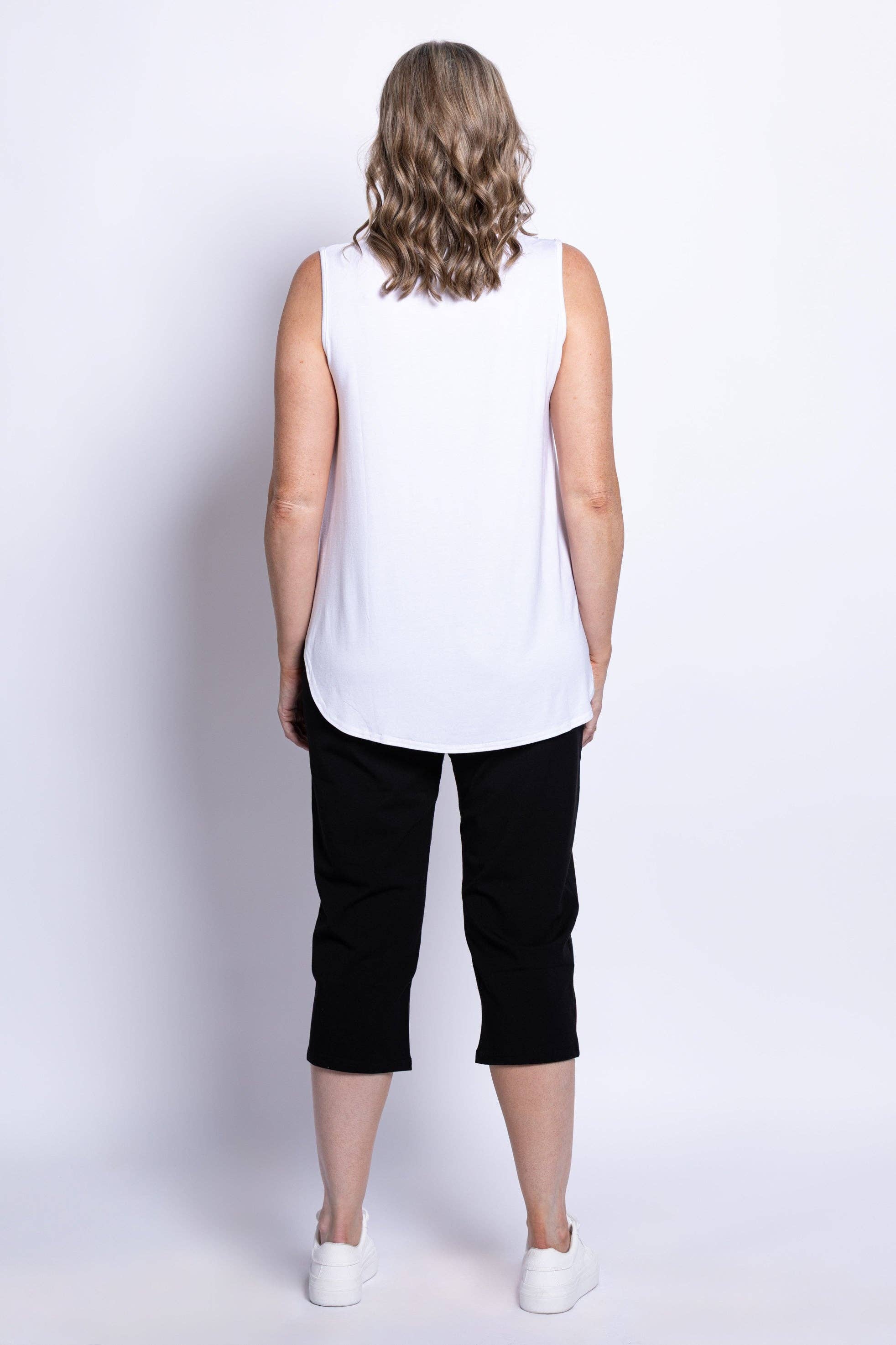 Blue Sky Clothing Co LLC - Wholesale Pants - Women's - Susan Capri, Black, Bamboo4