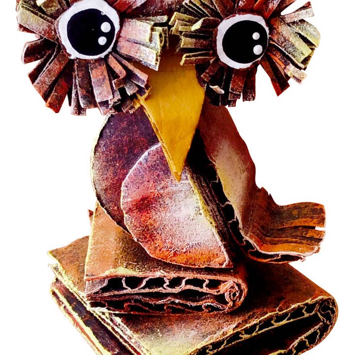 Ciclomanias - Venta al por mayor Escultura - Escultura de búho (mamá y búhos bebés incluidos)7