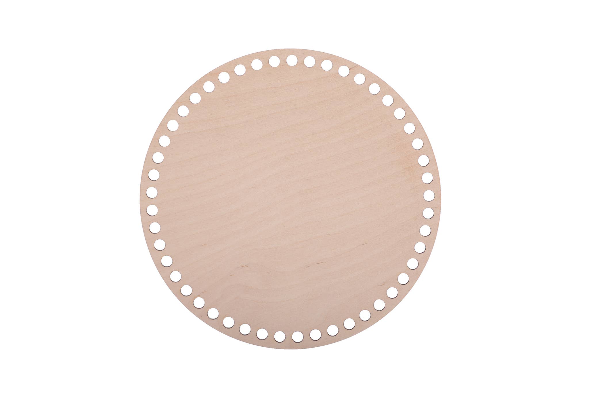 YourHobbyTools – wholesale Knitting/Crochet Supplies – ROUND wooden crochet basket bases with 8mm holes.5