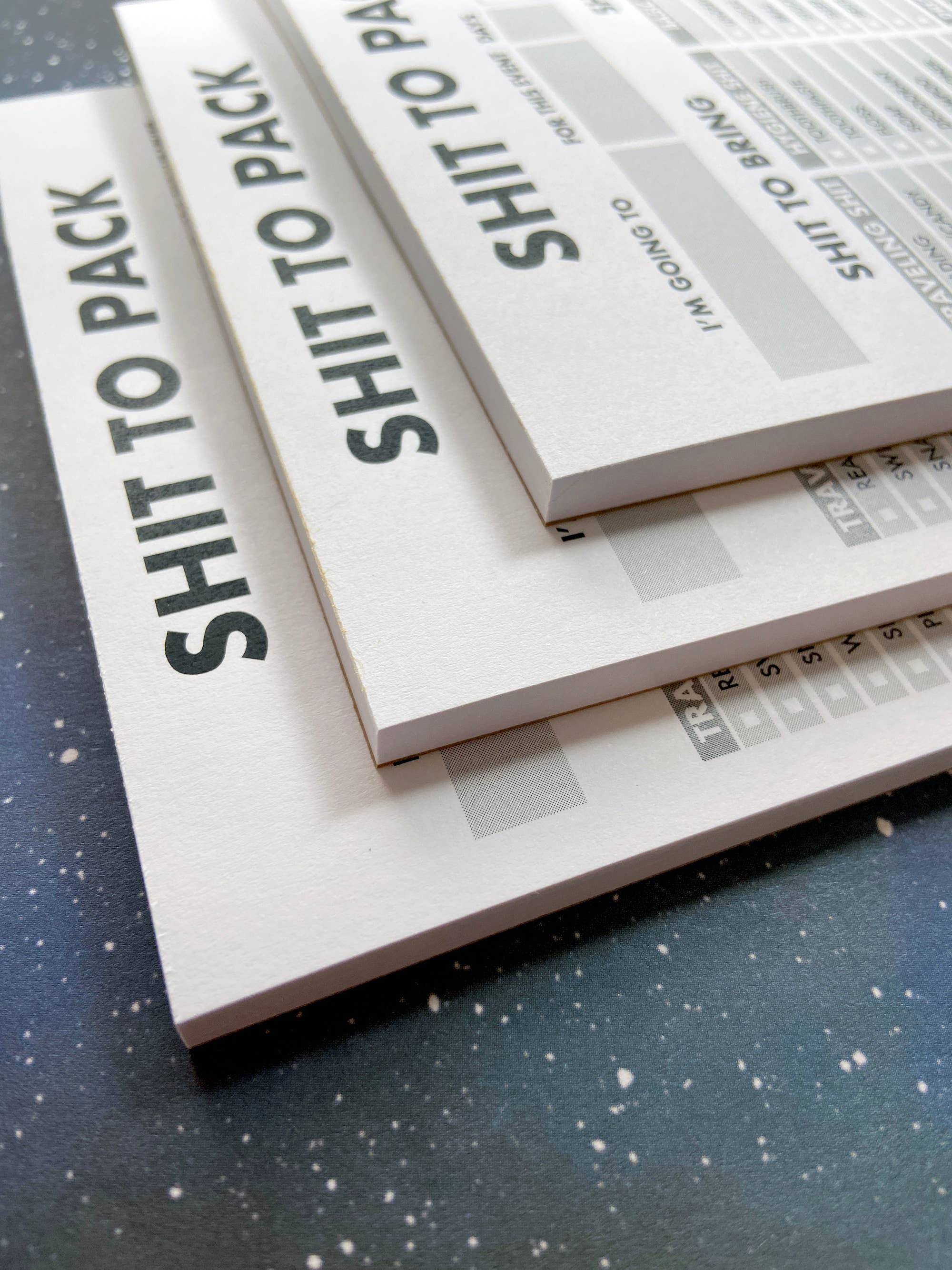 The Red Swan Shop - Wholesale Notepad - Stationery - Shit List - Pack List3