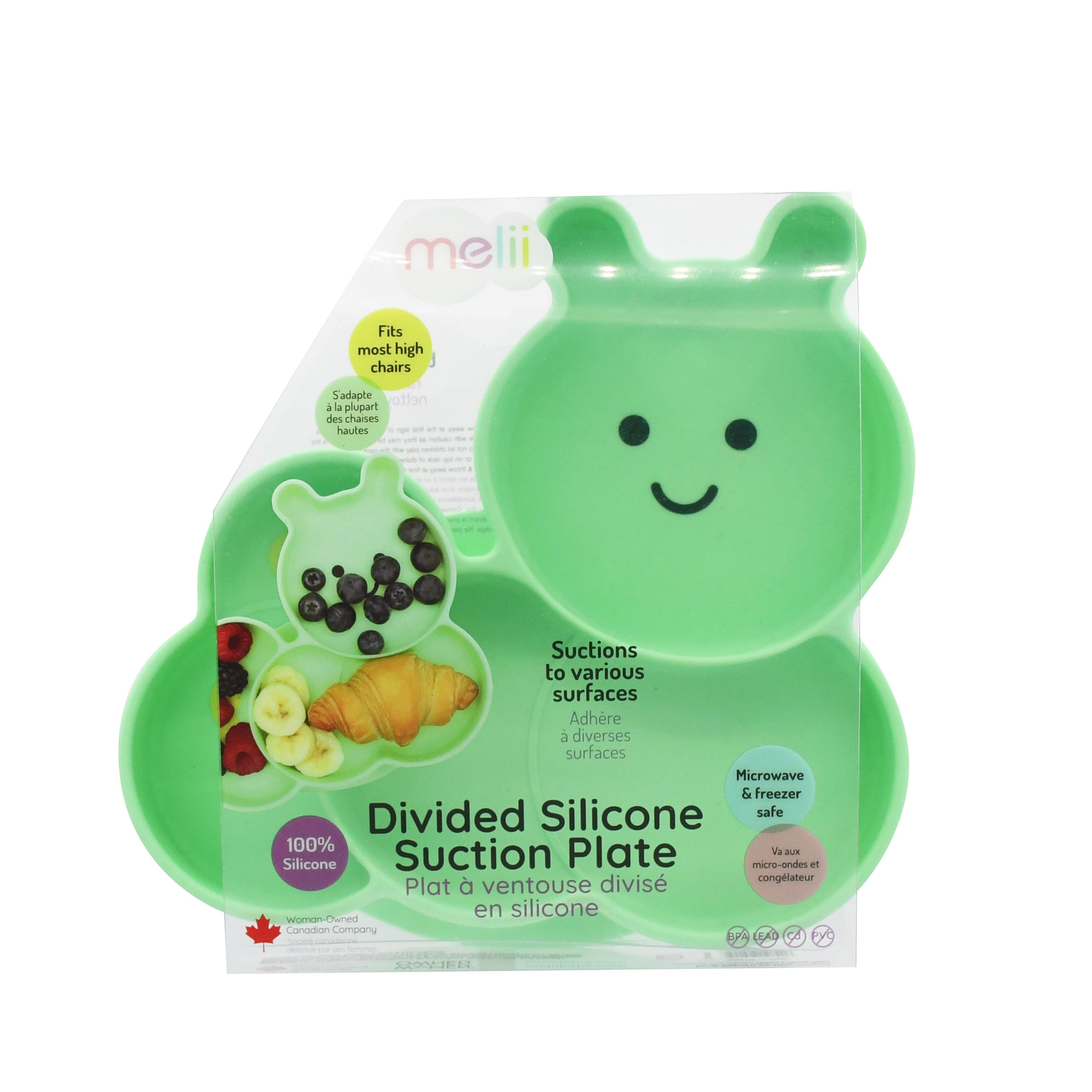 melii - Vente Assiette – enfant et bébé - Assiette à ventouse divisée en silicone23