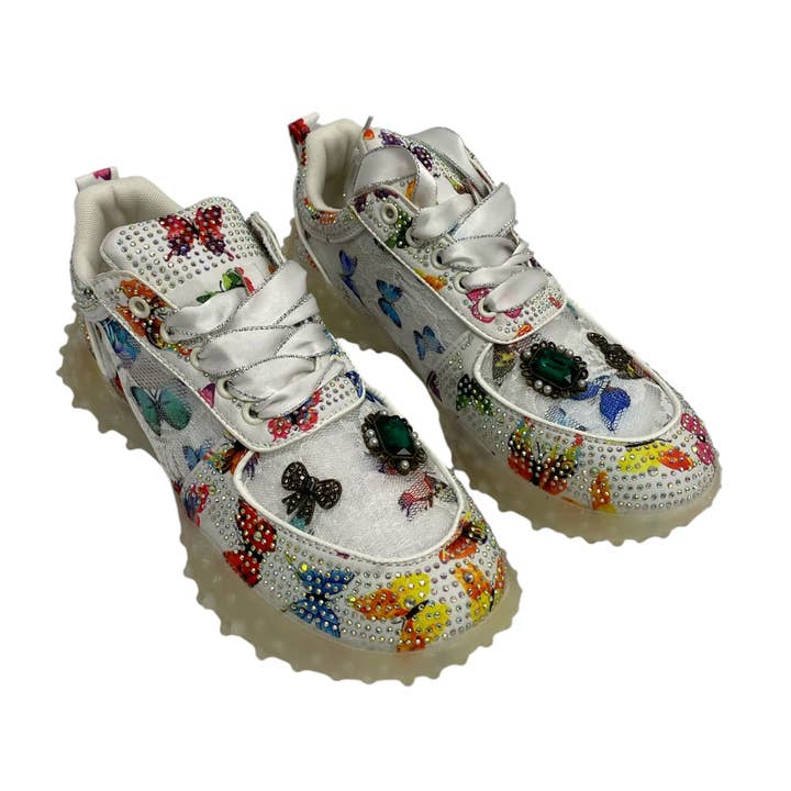 Zapatillas OOG para mujer modelo AQ720 con diseño de mariposa para venta al por mayor de OOG