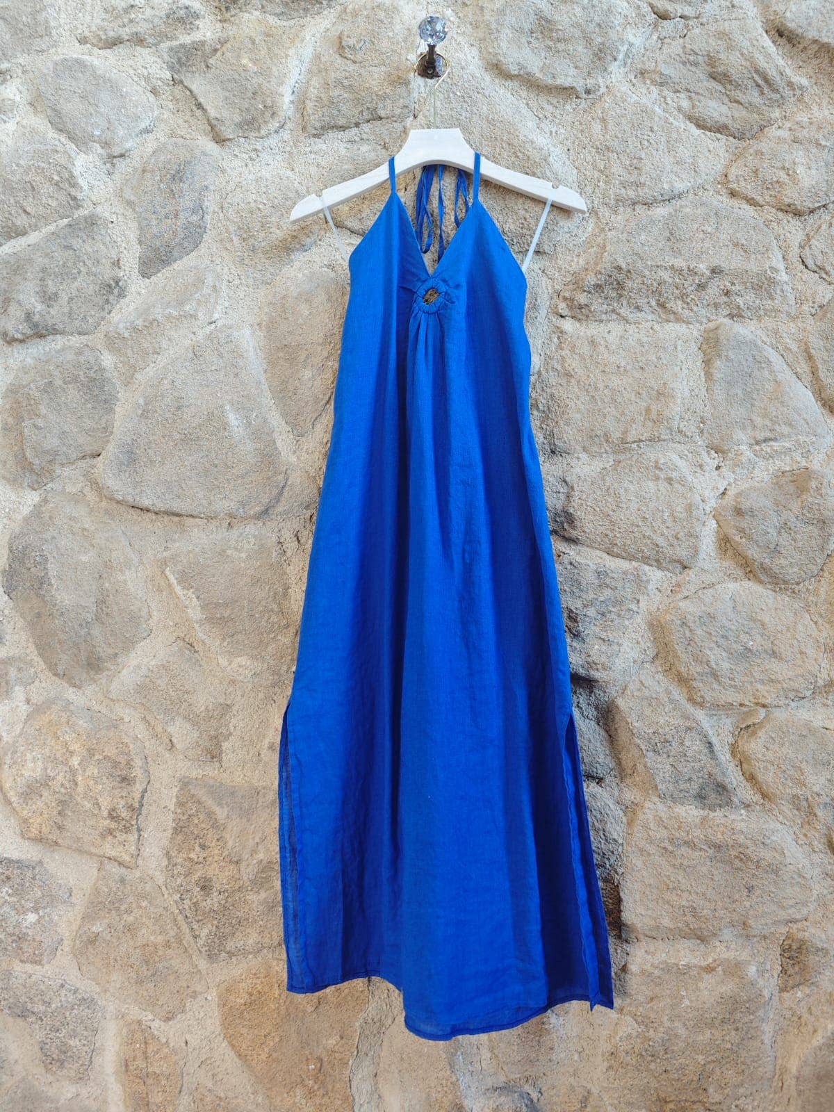 Linen & More - Vendita all'ingrosso Vestito - Donna - RIF 13992 VESTITO IN LINO CON SPALLINE8