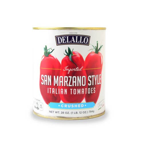Delallo - Wholesale Pasta Sauce - DeLallo San Marzano Style Crushed Tomatoes 28oz
