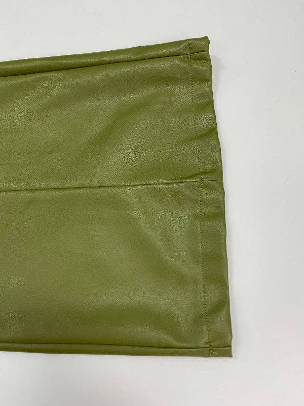 Sheer Trend - Vendita all'ingrosso Pantalone - Donna - Pantaloni con snodo diviso con tasche plissettate larghe a vita alta8