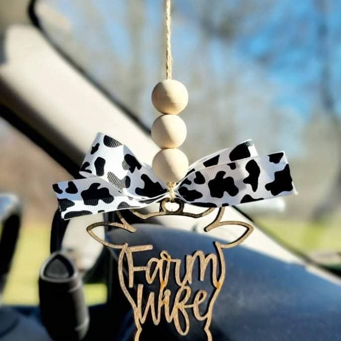 BD Lasers INC. - Wholesale Car Decorative Charm - Women's - Cow Car Charms Ornament Bag Charm Auto Jewelry Western7