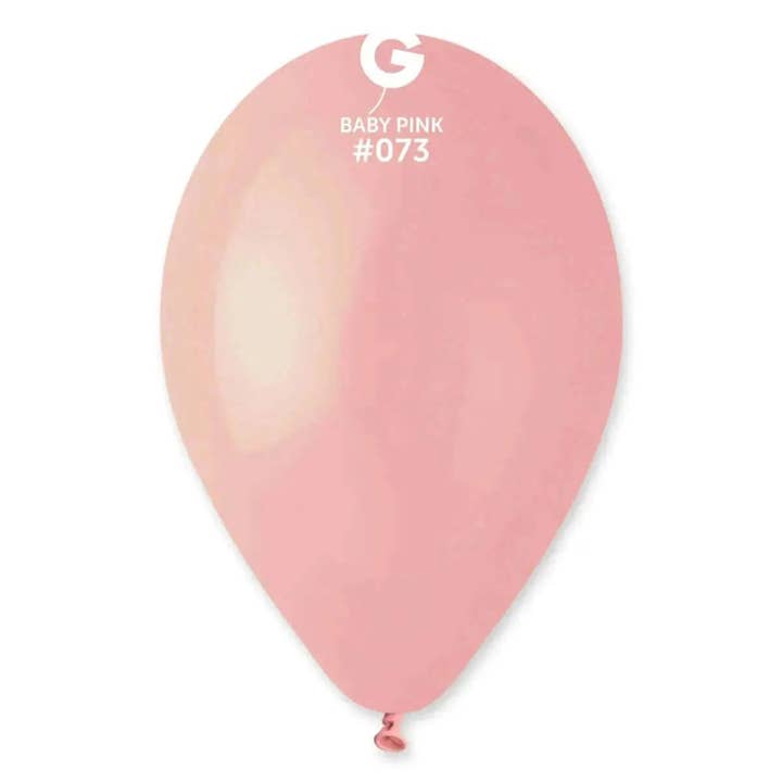 Party Expo, LLC - Wholesale Balloon - Gemar - 12" Baby Pink Latex Balloons #073 (50pcs)