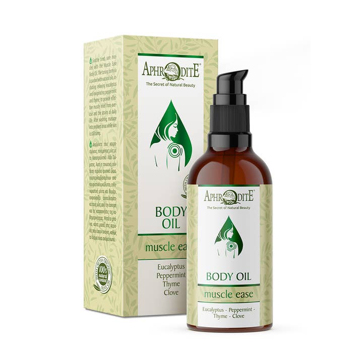 Soothing Massage Oil & Body Oil- Muscle Ease for wholesale by Aphrodite Skin Care USA