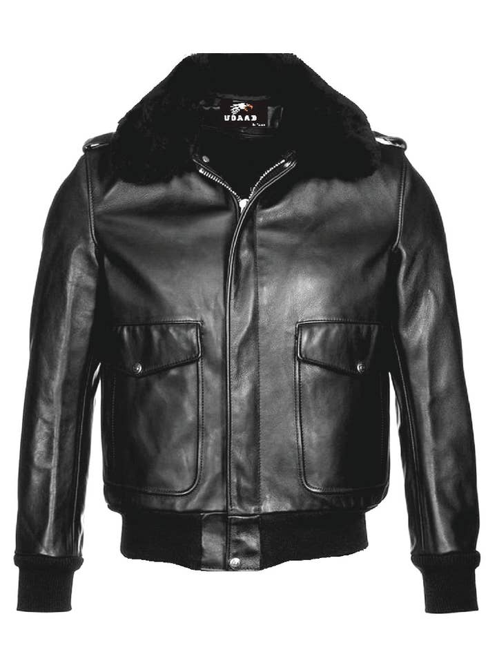 AV-4008 Aviator Attitude Leather Jacket for Men AV/4008 for wholesale by Fazons