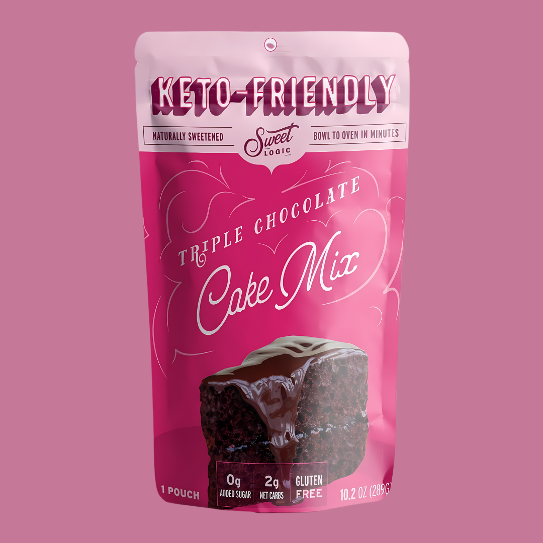 Sweet Logic - Wholesale Cake Mix - Chocolate Cake Quick Bake Mix - Keto, Low-Carb, Sugar-Free11