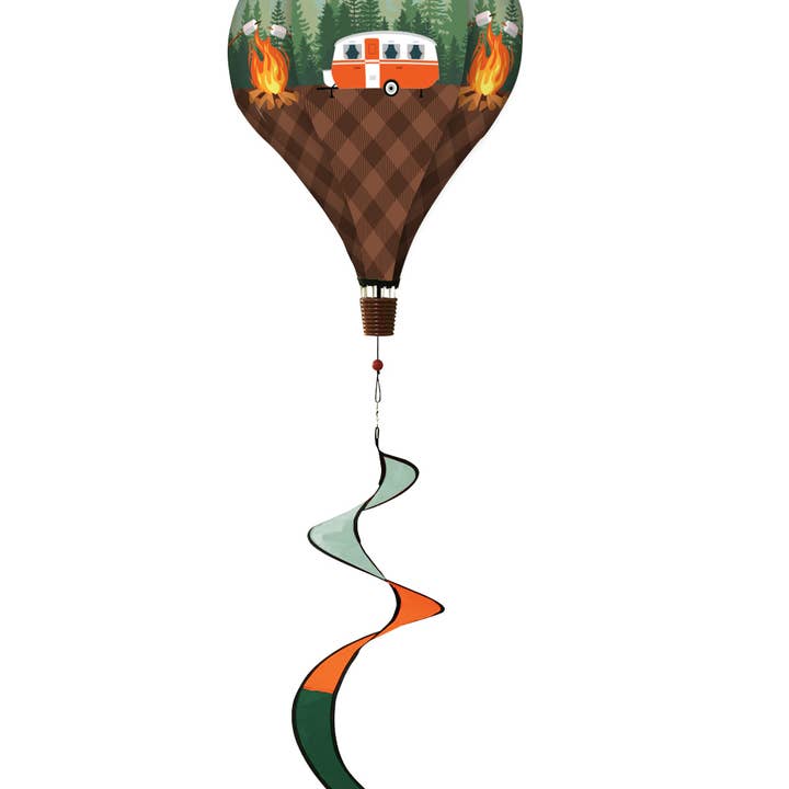 Briarwood Lane - Wholesale Wind Spinner - Camping Deluxe Hot Air Balloon Windsock Wind Twister