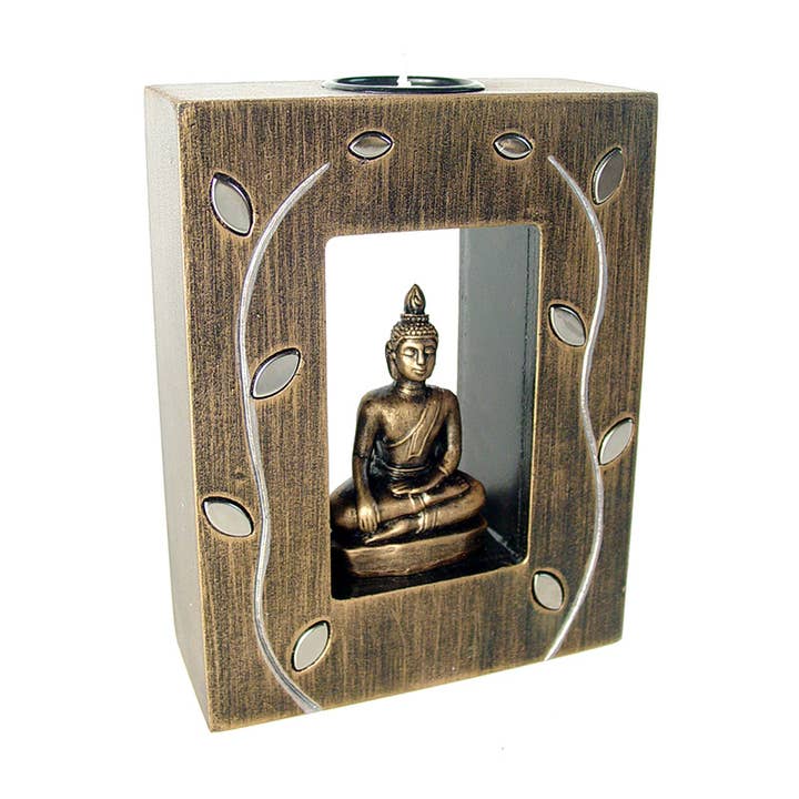 Figura decorativa BUDDHA Hangzhou (sem vela) por atacado de MISTRAL BONSAI