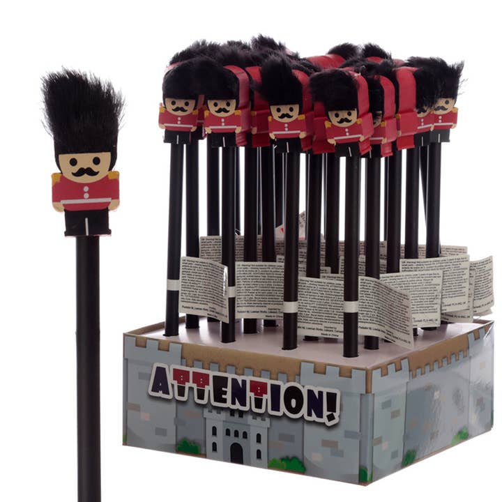Crayon Guardsman avec gomme à effacer pour la vente par Puckator Ltd