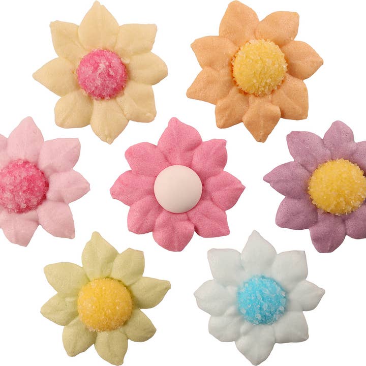 Decoración comestible para tartas con flores de colores (120 piezas) para venta al por mayor de Bombasei Decor GmbH