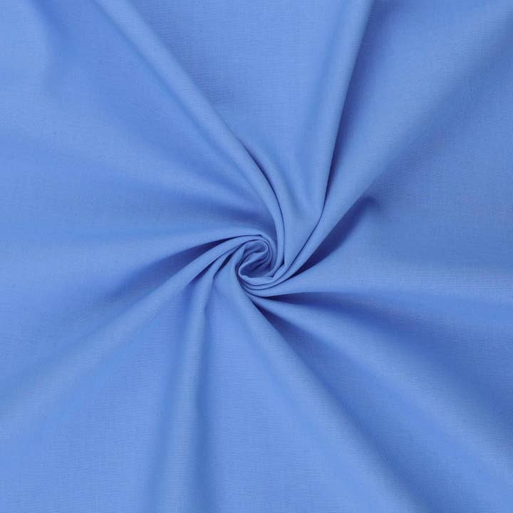 Tissu solide 100 % coton de 44 po de la marque The Yard - Little Boy Blue pour la vente par Mook Fabrics