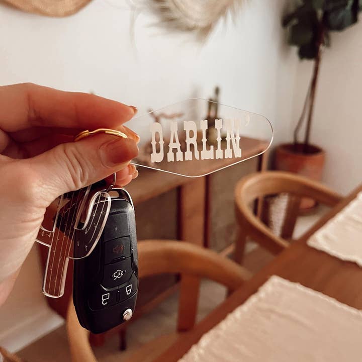 GoneWestDesigns - Wholesale Keychain - Unisex - Darlin' Keychain Western Keychains Western Accessory