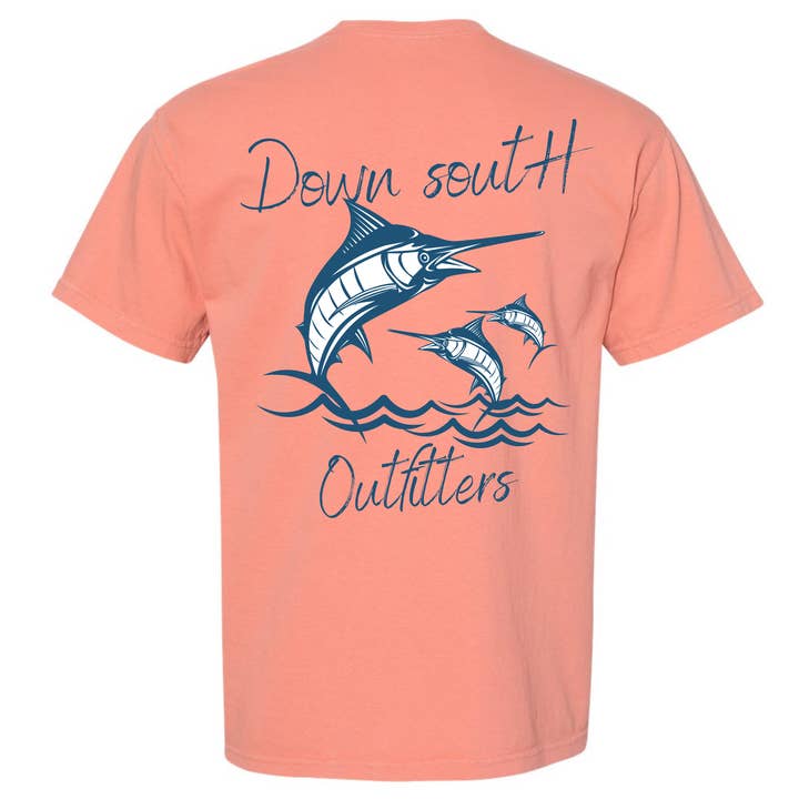 Jumping Fish T-shirt for wholesale by Down South Outfitters