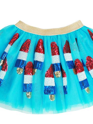 Sparkle Sisters by Couture Clips - Wholesale Tutu - Kids - Firecracker Ice Pop Sequin Tutu