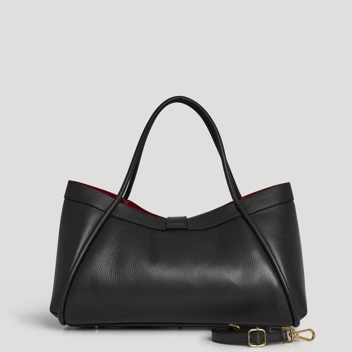 Voemièn - Wholesale Top Handle Bag - Women's - Mayfair Bag in Black Togo Leather2
