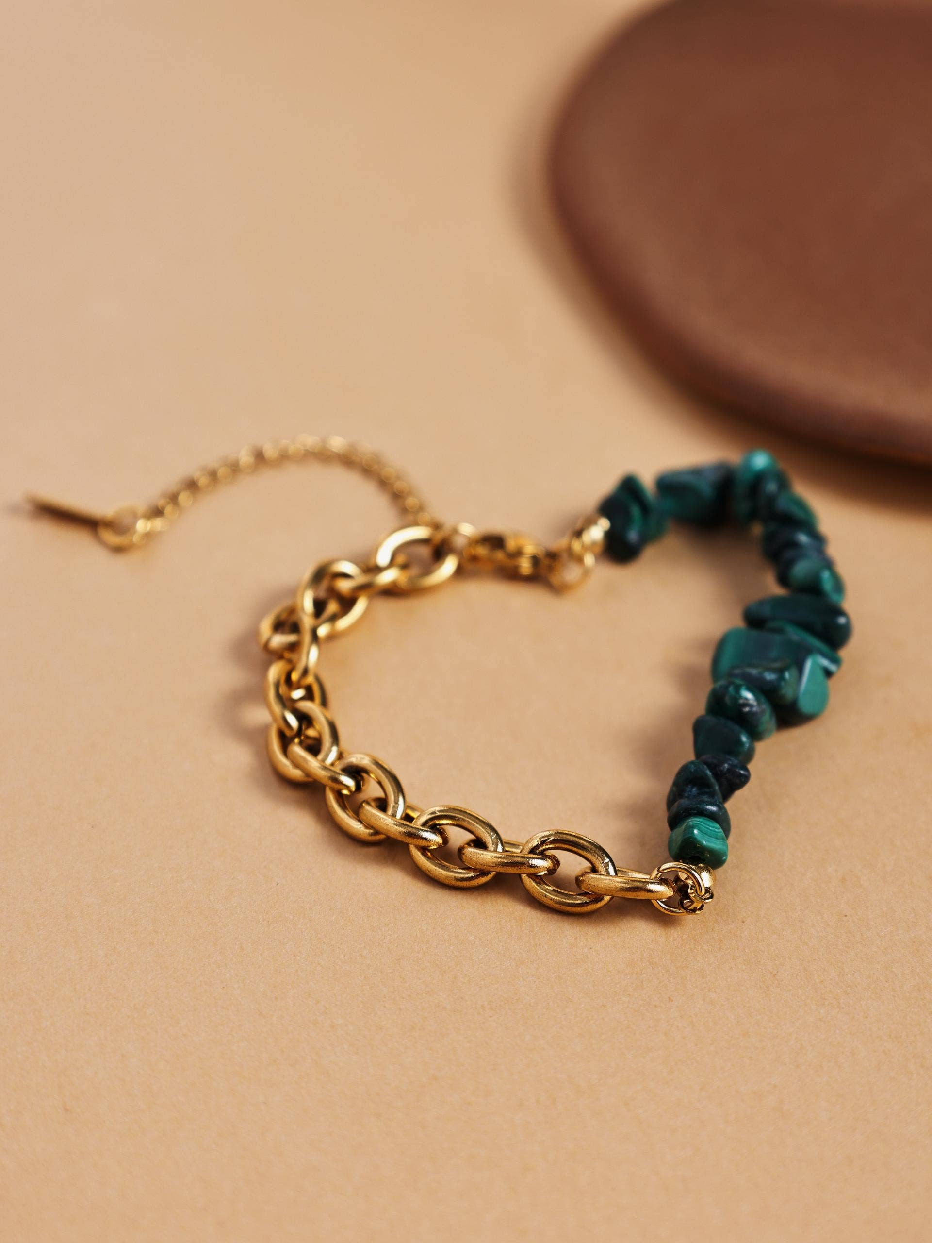 Revelari - Wholesale Link & Chain Bracelet - Irregular Stone Chunky Chain Bracelet1