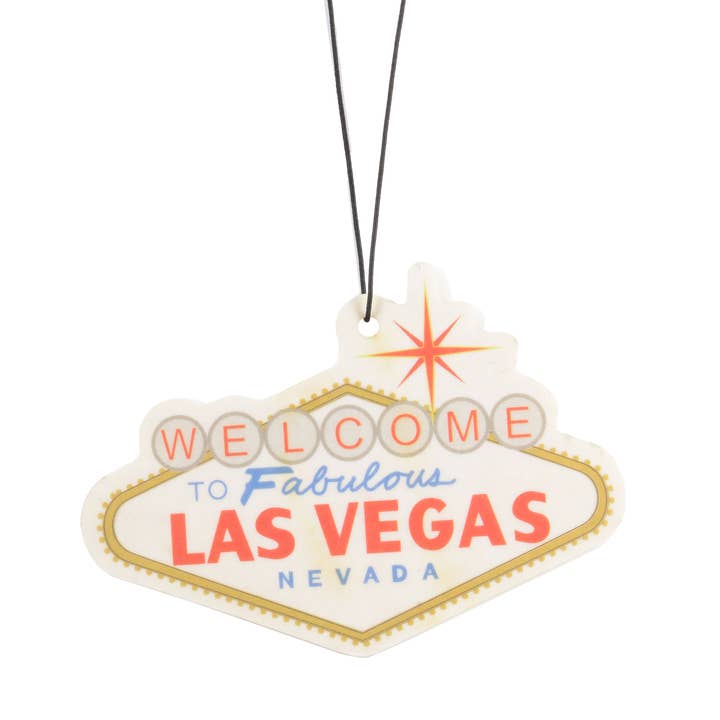 Welcome to Las Vegas Sign Air Freshener Pack of 12 for wholesale by Fresh Fresheners