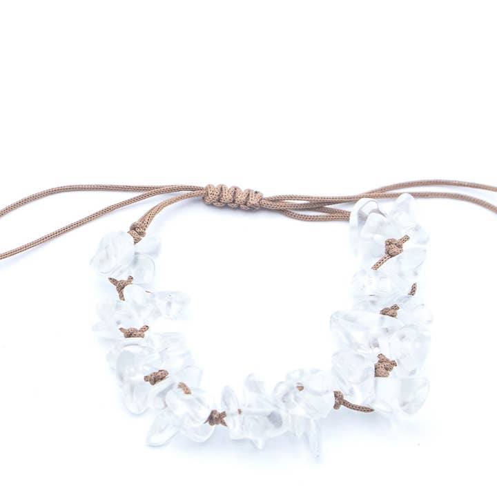 Semi-Precious Stone Crystal Bracelet (12 units) for wholesale by Esoterica Arte