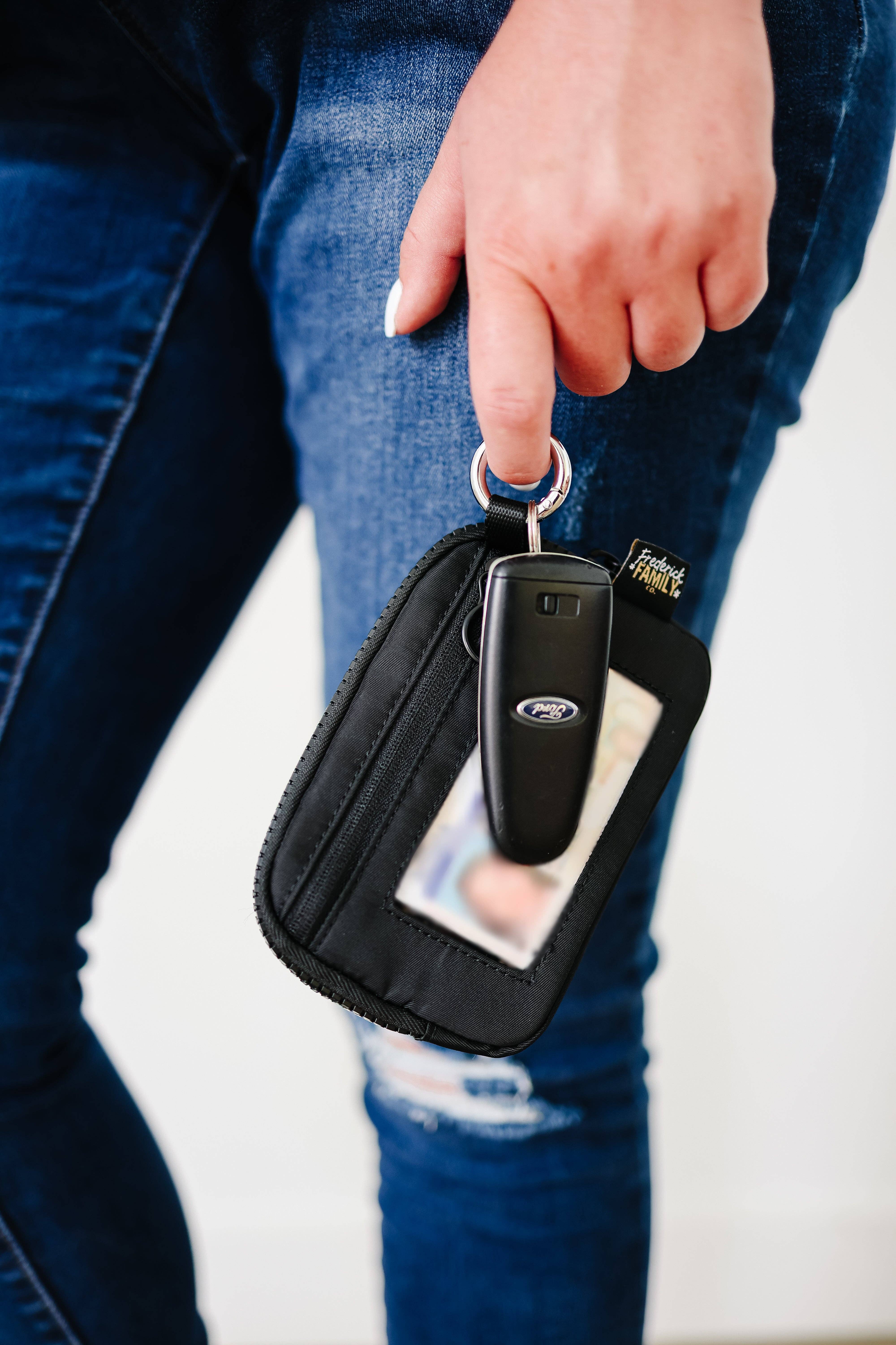 Frederick Family Co. - Wholesale Wallet - Women's - Keychain Wallet with Wrist Lanyard, Compact Card Holder 27