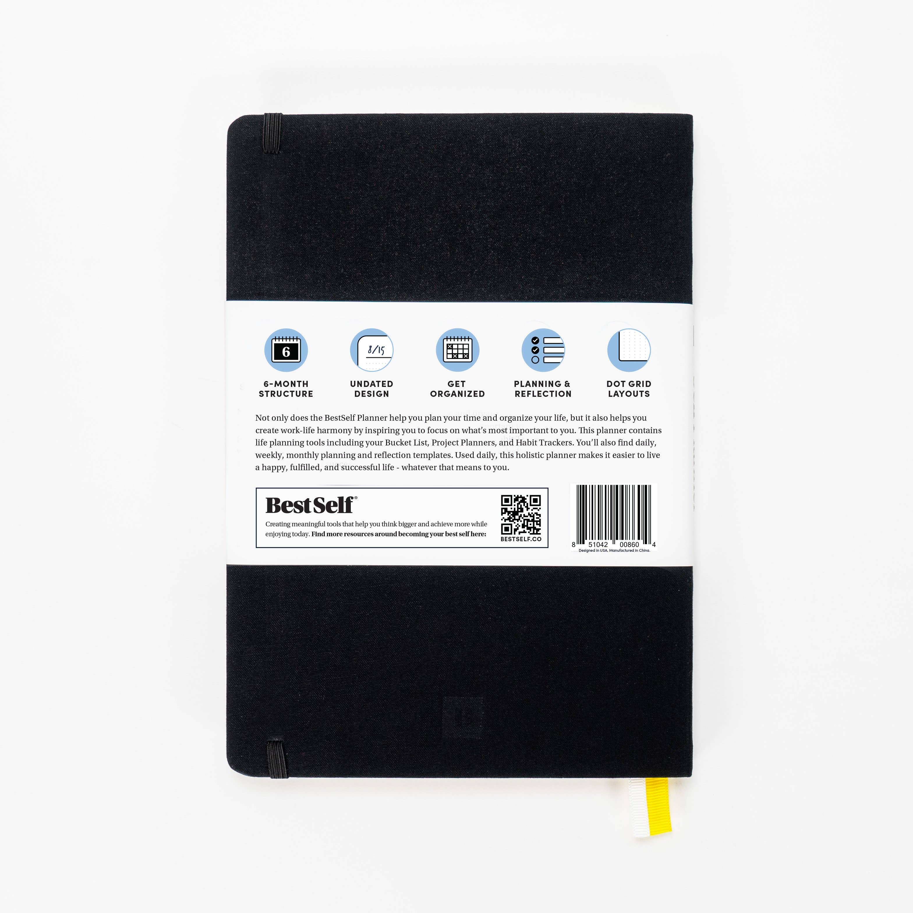 BestSelf Co. - Wholesale Planner - BestSelf Planner – 6-Month Productivity and Project Planner6
