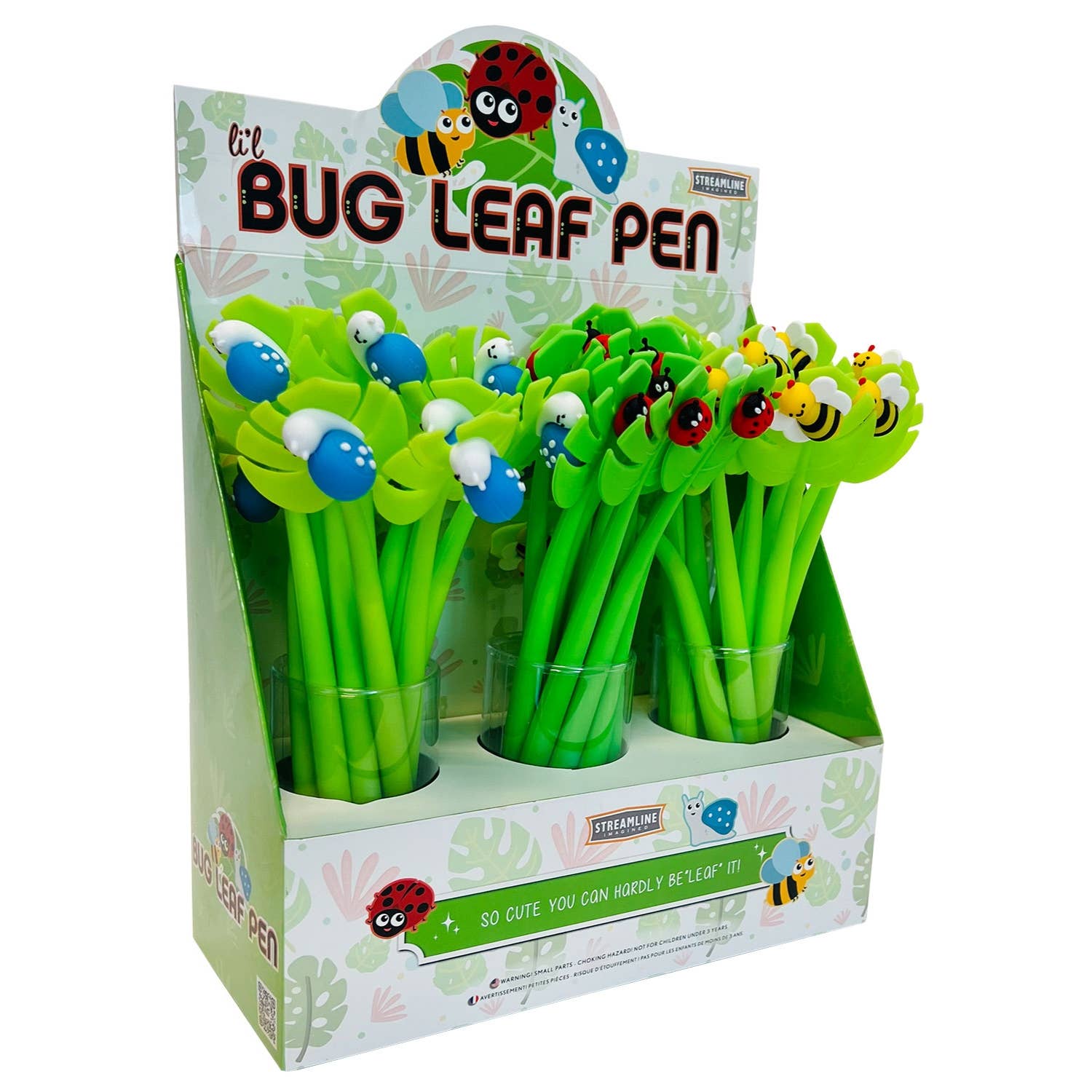 Streamline – wholesale Pen – Bug Leaf Gel Pens1