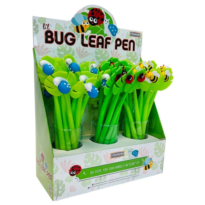 Streamline – wholesale Pen – Bug Leaf Gel Pens1