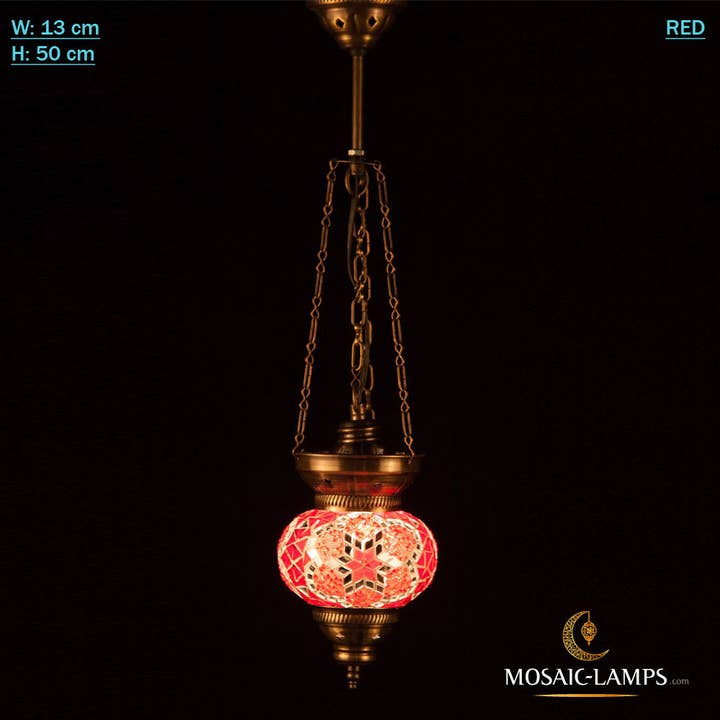 Mosaic Lamps - Vendita all'ingrosso Lampadario/lampada a sospensione - Lampada da soffitto in mosaico turco a 3 catene, marocchina fatta a mano10