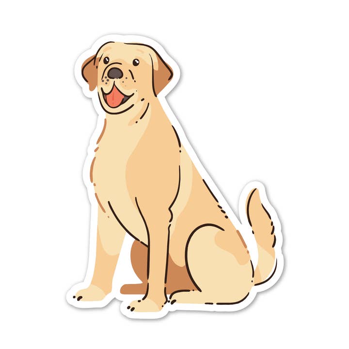 Labrador Retriever Sticker for wholesale by The Stickerie