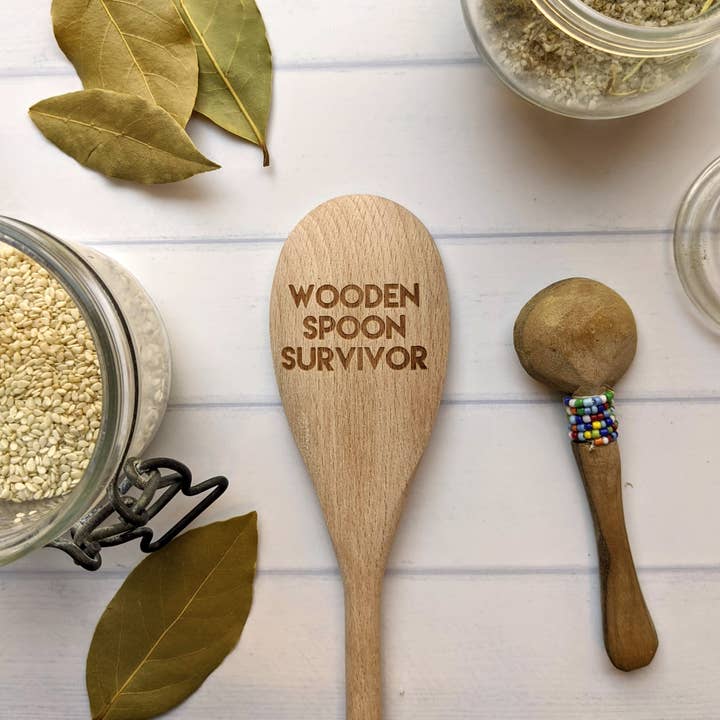 North To South Designs – wholesale Kitchen spoon – Wooden Spoon Survivor Wooden Spoon